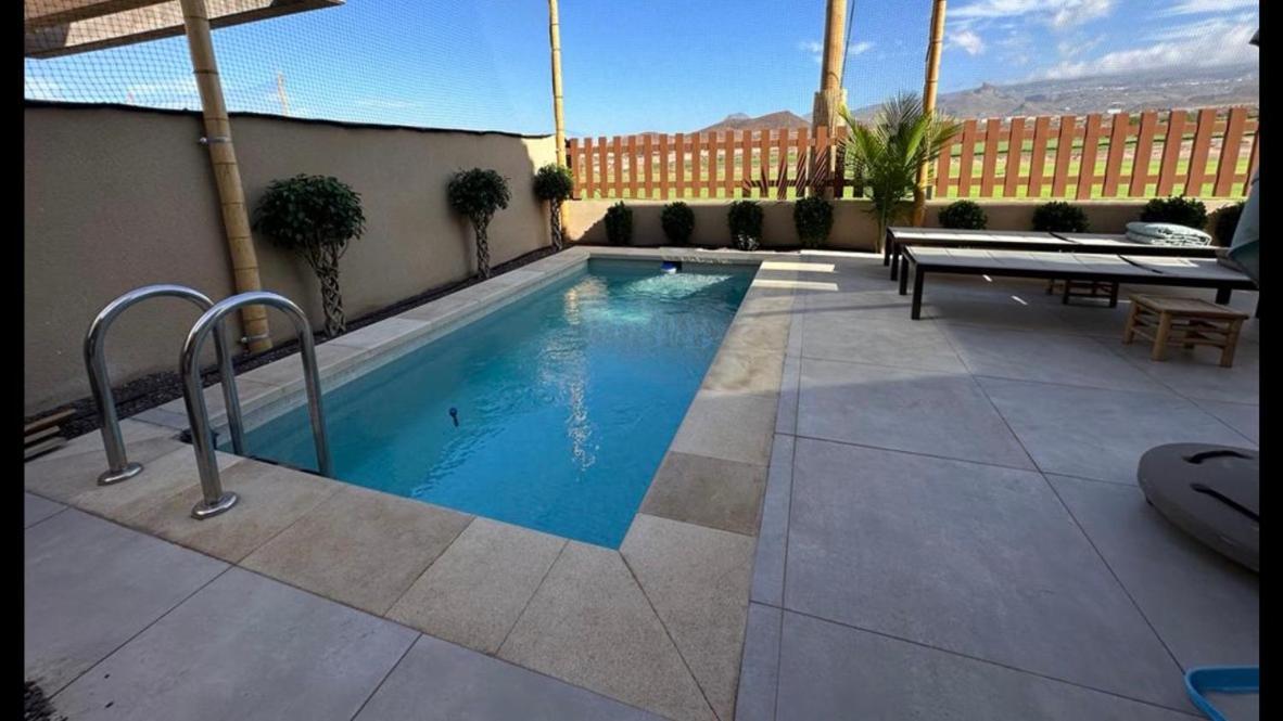 Golf Tenerife South XX Wheel Accessible Shower XX Free Wifi XX Private Pool 30 Degrees XX Two Terraces 30M2X60M2 Xxfree Parking XX Mountain View XX Flatscreen 65 Inch XX 산미겔데아보나 외부 사진